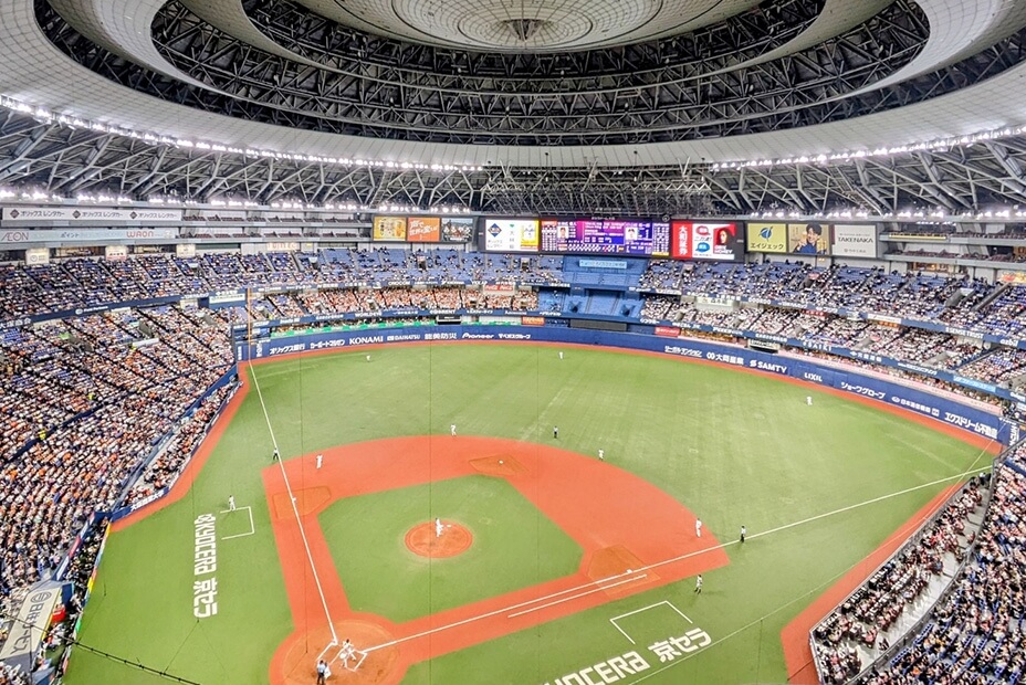 京セラドーム大阪ビスタルームからの景色