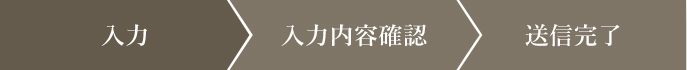 入力入力内容確認送信完了